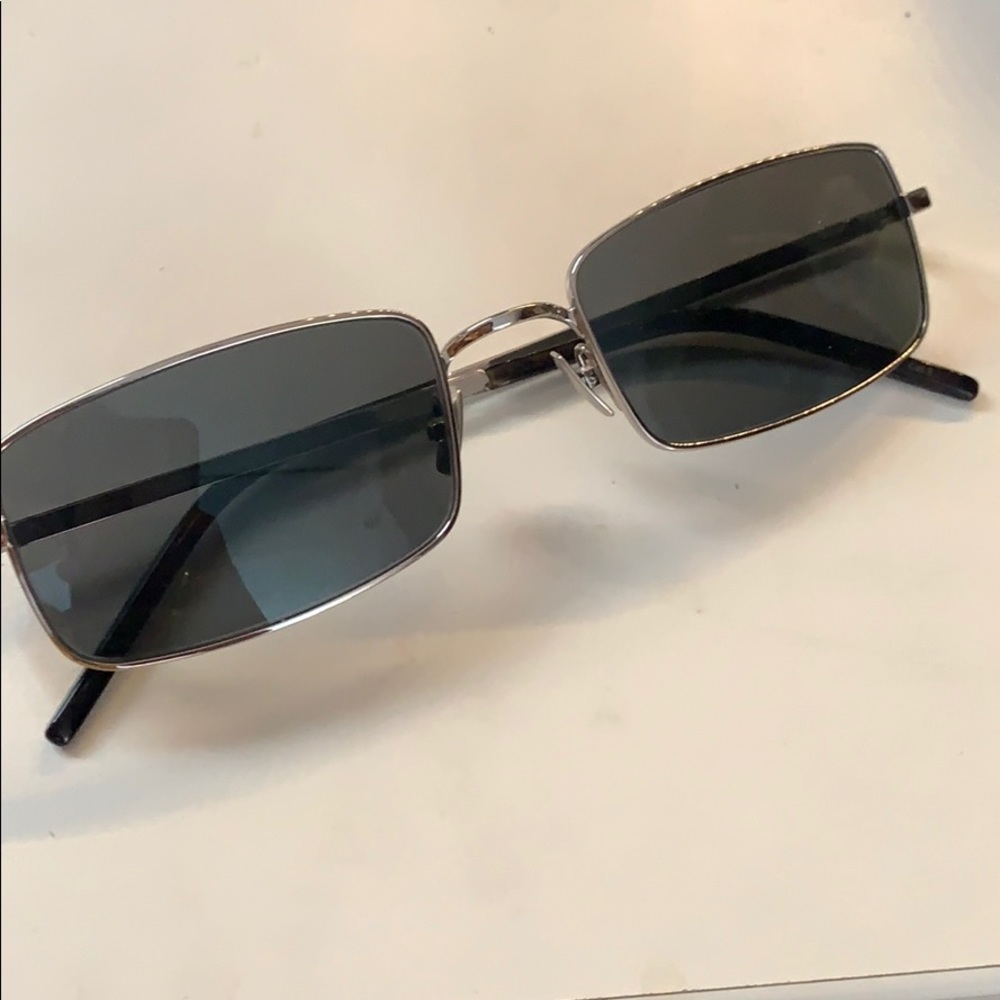 Saint Laurent 90s Super Model Rectangle Sunglasses - Picture 4 of 5